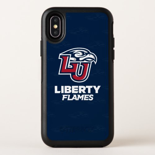 Liberty University Logo Watermark OtterBox Symmetry iPhone X Case