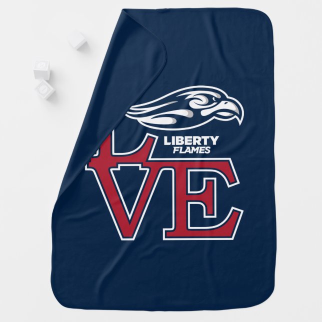 Liberty University Love Baby Blanket (In Situ)
