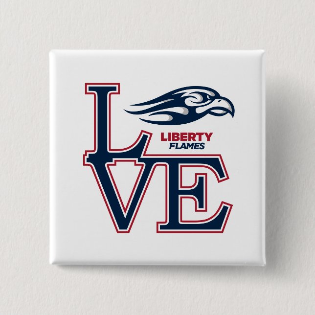 Liberty University Love Button (Front)