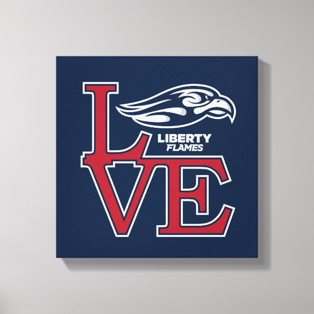 Liberty University Love Canvas Print (Front)