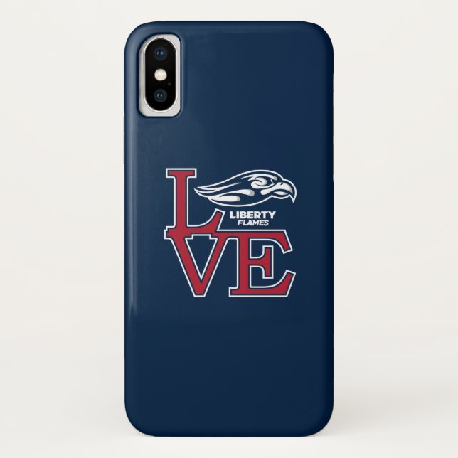Liberty University Love Case-Mate iPhone Case (Back)