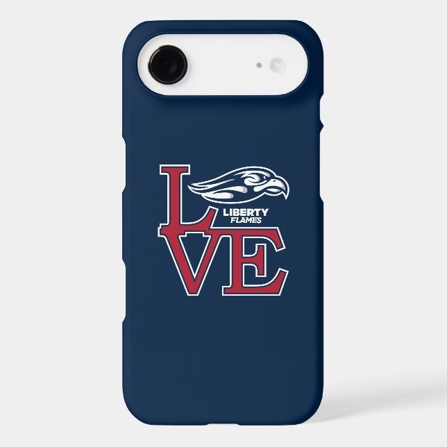Liberty University Love Case-Mate iPhone Case (Back)