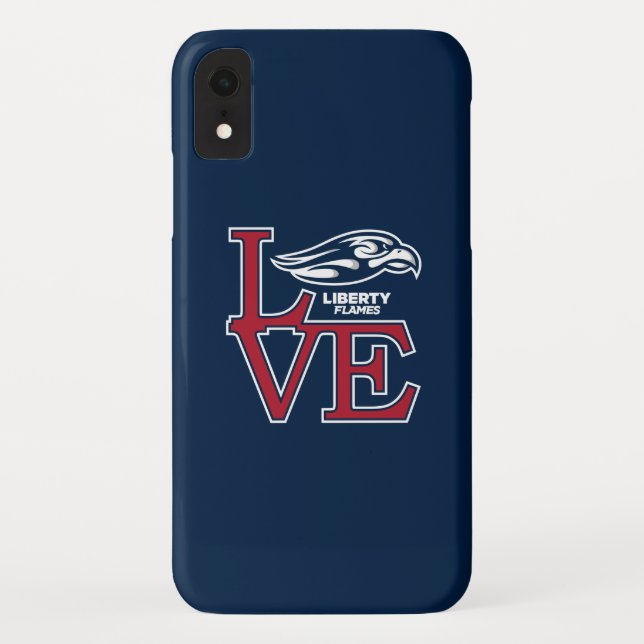 Liberty University Love Case-Mate iPhone Case (Back)