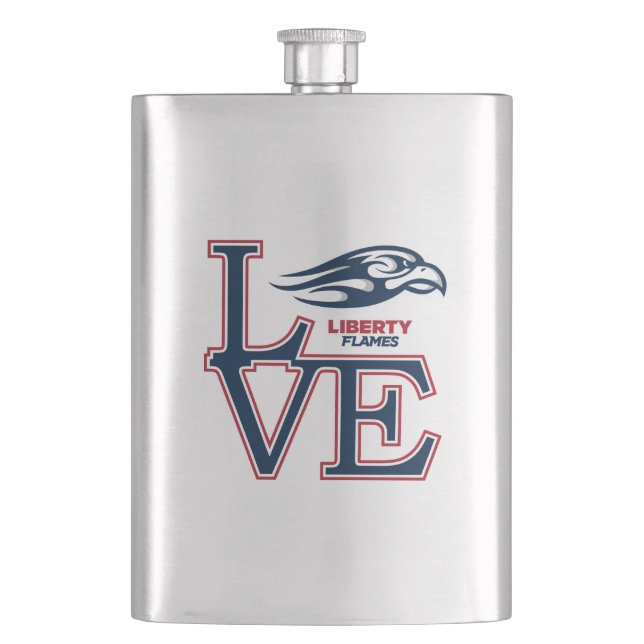 Liberty University Love Flask (Front)