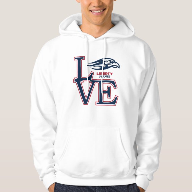 Liberty University Love Hoodie (Front)
