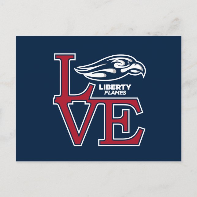 Liberty University Love Invitation Postcard (Front)