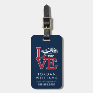 Liberty University Love Luggage Tag