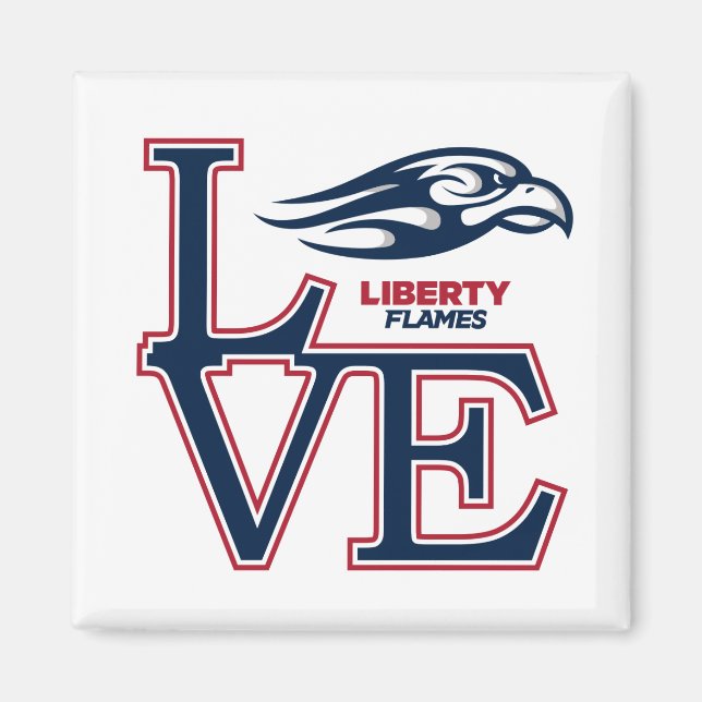 Liberty University Love Magnet (Front)