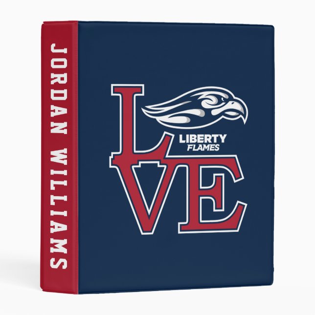 Liberty University Love Mini Binder (Front/Spine)