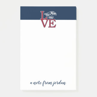 Liberty University Love Post-it Notes
