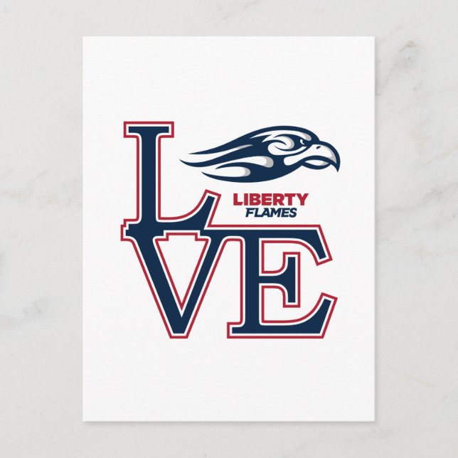 Liberty University Love Postcard (Front)