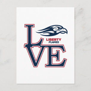Liberty University Love Postcard