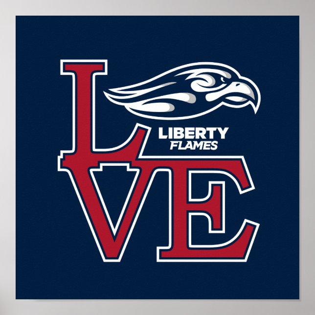 Liberty University Love Poster (Front)