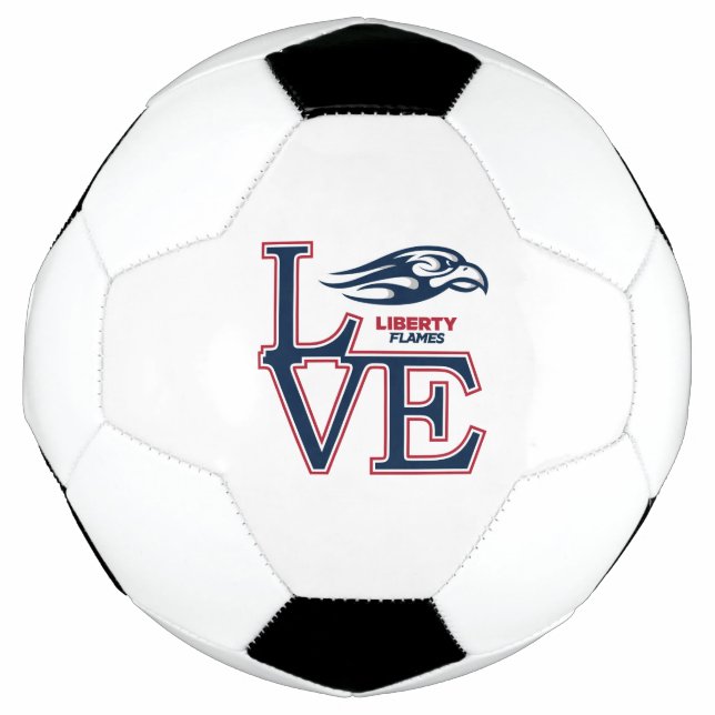 Liberty University Love Soccer Ball (Front)