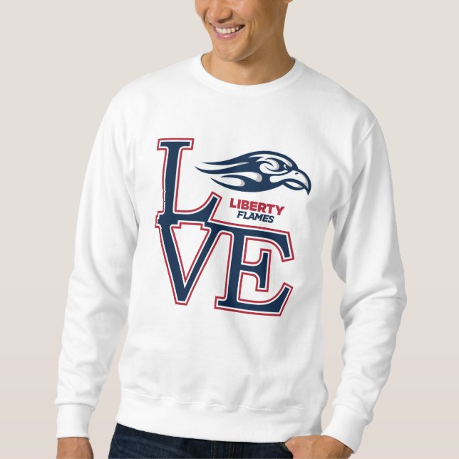 Liberty University Love Sweatshirt (Front)