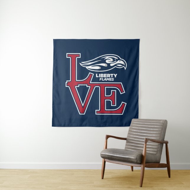 Liberty University Love Tapestry (In Situ)