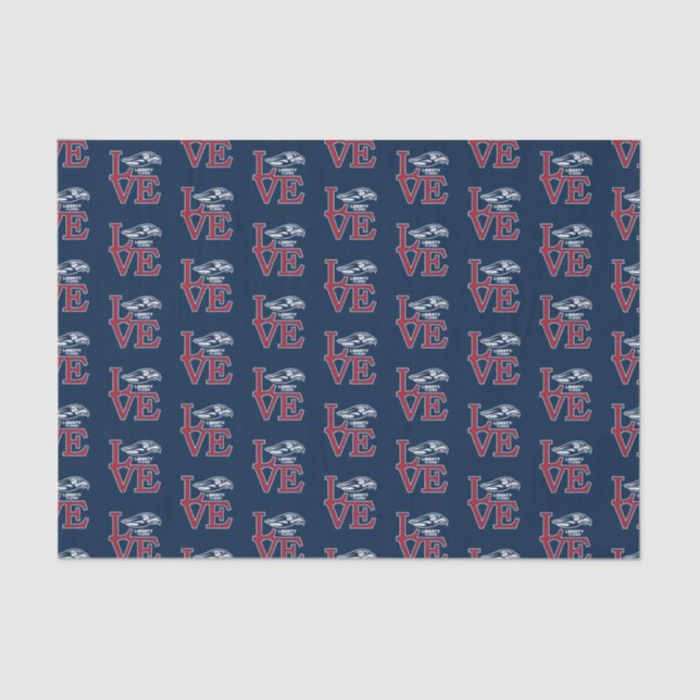 Liberty University Love Tissue Paper (Front)