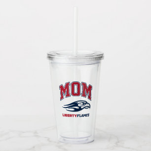 Liberty University Mom Acrylic Tumbler