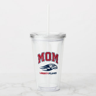 Liberty University Mom Acrylic Tumbler