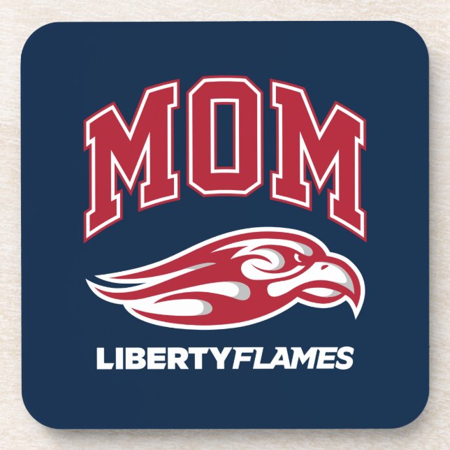 Liberty University Mom Beverage Coaster (Front)