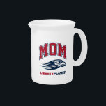 Liberty University Mom Beverage Pitcher<br><div class="desc">Check out these Liberty University designs! Show off your Flames pride with these new University products. These make the perfect gifts for the University student,  alumni,  family,  friend or fan in your life. All of these Zazzle products are customizable with your name,  class year,  or club. Go Flames!</div>
