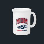 Liberty University Mom Beverage Pitcher<br><div class="desc">Check out these Liberty University designs! Show off your Flames pride with these new University products. These make the perfect gifts for the University student,  alumni,  family,  friend or fan in your life. All of these Zazzle products are customizable with your name,  class year,  or club. Go Flames!</div>