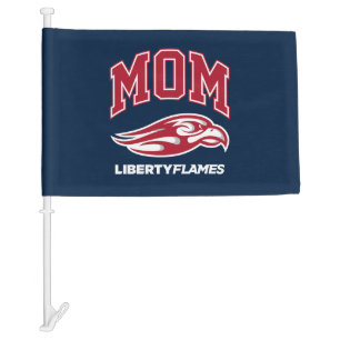 Liberty University Mom Car Flag
