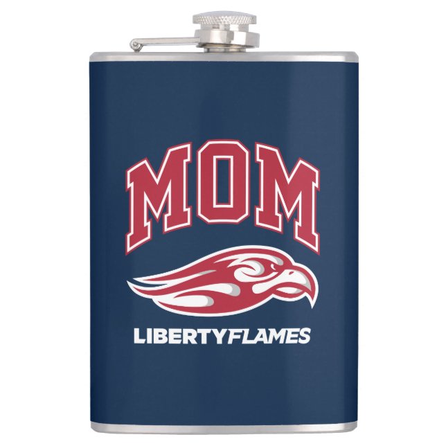 Liberty University Mom Flask (Front)