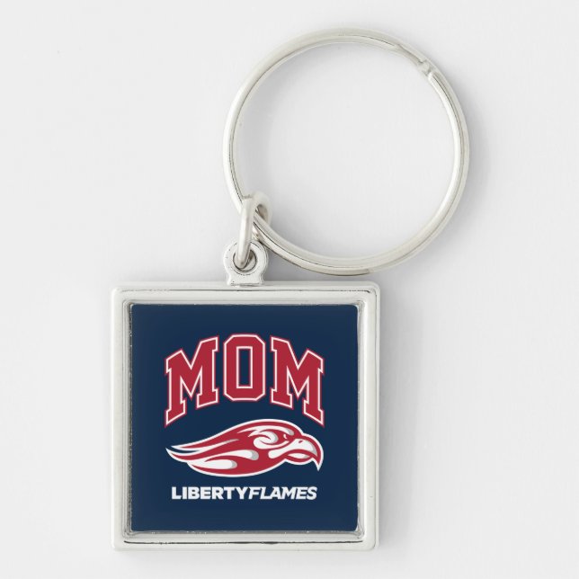Liberty University Mom Keychain (Front)