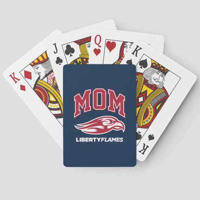 Liberty University Mom Poker Cards (Back)