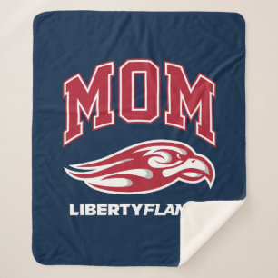 Liberty University Mom Sherpa Blanket