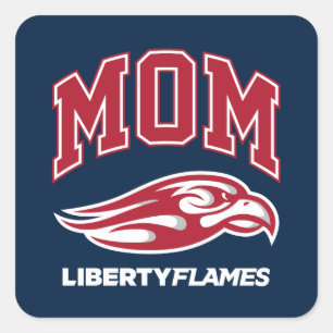 Liberty University Mom Square Sticker