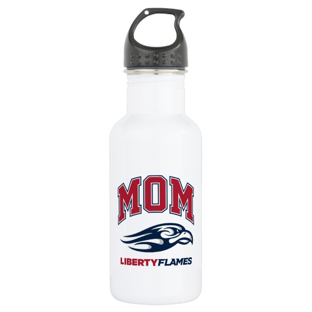 Liberty University Mom Stainless Steel Water Bottle (Front)