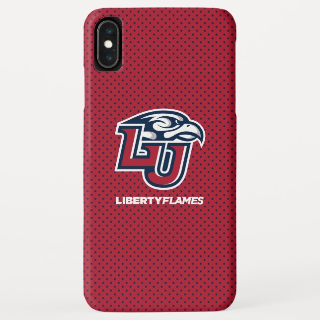 Liberty University Polka Dot Pattern Case-Mate iPhone Case (Back)