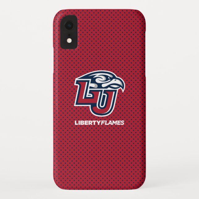 Liberty University Polka Dot Pattern Case-Mate iPhone Case (Back)
