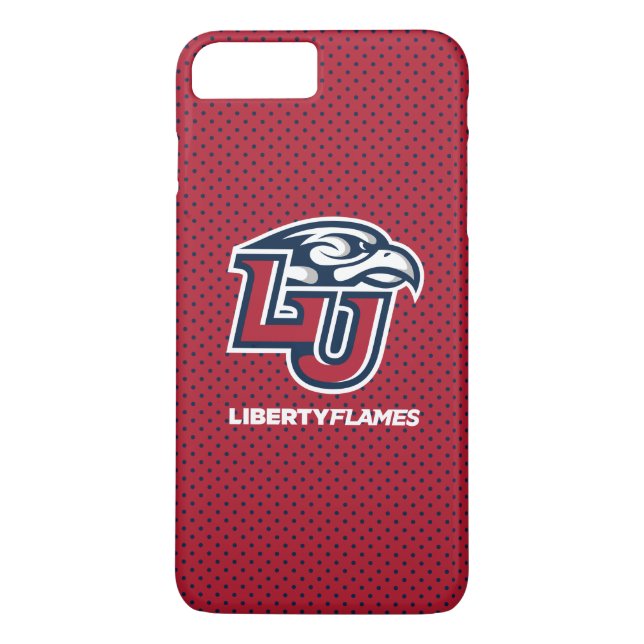 Liberty University Polka Dot Pattern Case-Mate iPhone Case (Back)