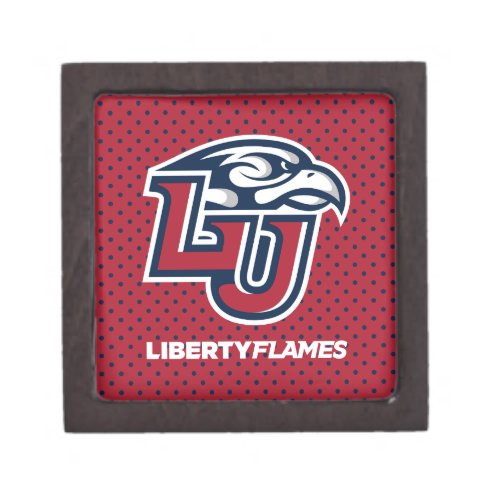 Liberty University Polka Dot Pattern Gift Box