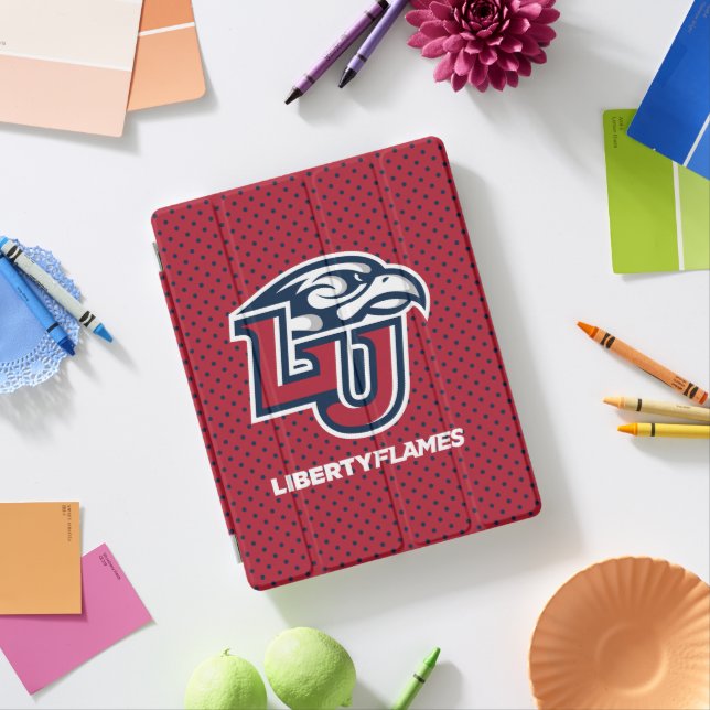 Liberty University Polka Dot Pattern iPad Smart Cover (In Situ)