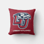 Liberty University Polka Dot Pattern Throw Pillow at Zazzle