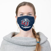 Liberty University Primary Logo Adult Cloth Face Mask (Worn)