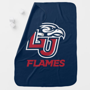 Liberty University Primary Logo Baby Blanket