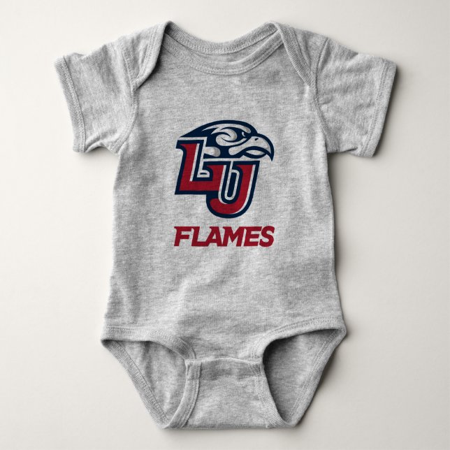 Liberty University Primary Logo Baby Bodysuit (Front)