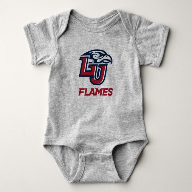 Liberty University Primary Logo Baby Bodysuit (Front)