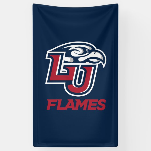 Liberty University Primary Logo Banner (Vertical)