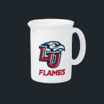Liberty University Primary Logo Beverage Pitcher<br><div class="desc">Check out these Liberty University designs! Show off your Flames pride with these new University products. These make the perfect gifts for the University student,  alumni,  family,  friend or fan in your life. All of these Zazzle products are customizable with your name,  class year,  or club. Go Flames!</div>