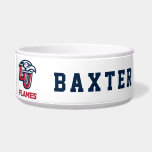 Liberty University Primary Logo Bowl<br><div class="desc">Check out these Liberty University designs! Show off your Flames pride with these new University products. These make the perfect gifts for the University student,  alumni,  family,  friend or fan in your life. All of these Zazzle products are customizable with your name,  class year,  or club. Go Flames!</div>