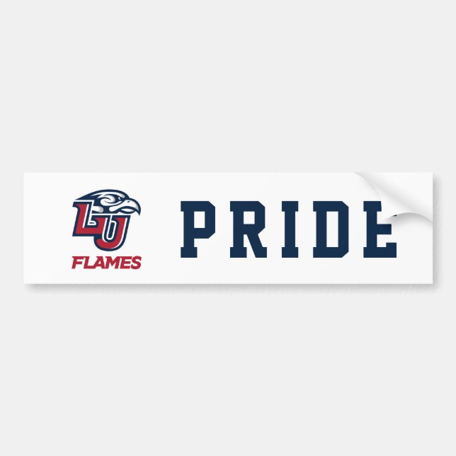 Liberty University Primary Logo Bumper Sticker (Front)