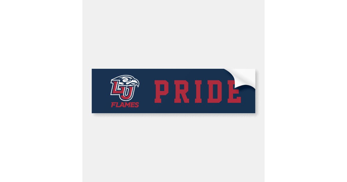 Liberty University Primary Logo Bumper Sticker | Zazzle
