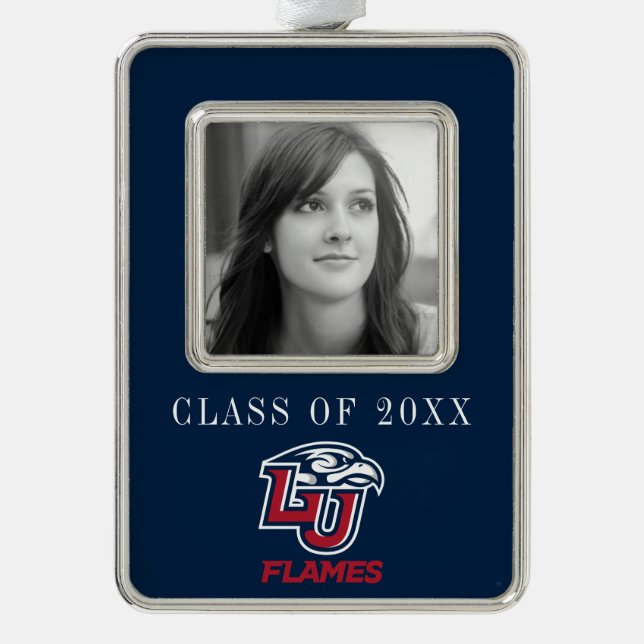 Liberty University Primary Logo Christmas Ornament (Front)