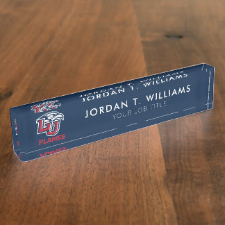 Liberty University Primary Logo Desk Name Plate